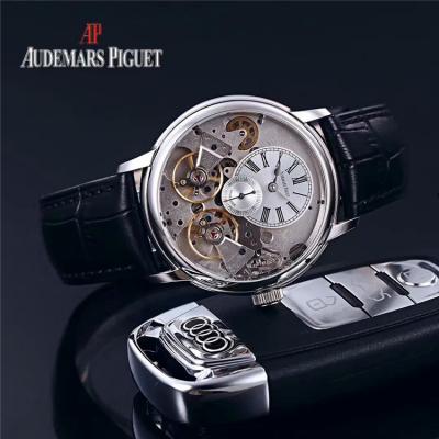 Replica Royal Oak  A21J Automatic Movement Mens Watch Tourbillon Dial Leather  Strap B E135