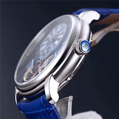 Replica Royal Oak  A21J Automatic Movement Mens Watch Tourbillon Dial Leather  Strap B E135