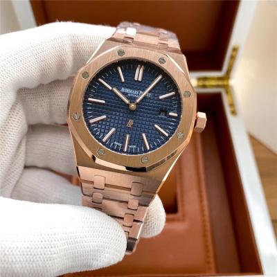 Replica Royal Oak  A21J  Automatic Movement Mens Watch White Dial Two Tone Rose Gold E174