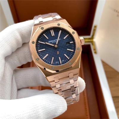 Replica Royal Oak  A21J  Automatic Movement Mens Watch White Dial Two Tone Rose Gold E174