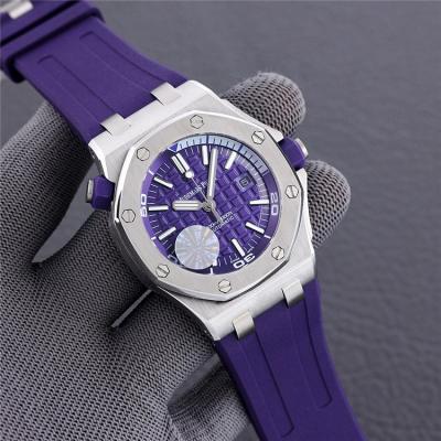 Replica Royal Oak Offshore A21J  Automatic Movement Mens Watch Blue  Dial Rubber Strap E189