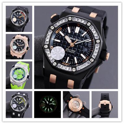 Replica Royal Oak Offshore A21J  Automatic Movement Mens Watch Black Dial Rubber Strap A E190