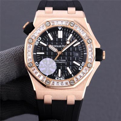 Replica Royal Oak Offshore A21J  Automatic Movement Mens Watch Black Dial Rubber Strap A E190