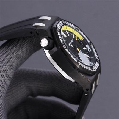 Replica Royal Oak Offshore A21J  Automatic Movement Mens Watch Black Dial Rubber Strap A E190