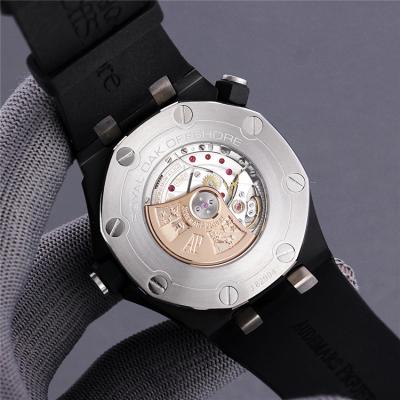 Replica Royal Oak Offshore A21J  Automatic Movement Mens Watch Black Dial Rubber Strap A E190