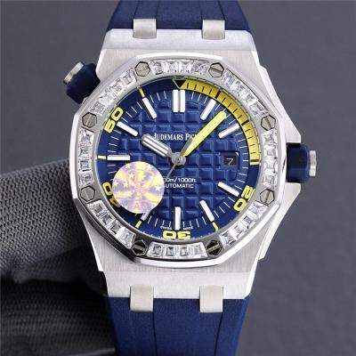 Replica Royal Oak Offshore A21J  Automatic Movement Mens Watch Green Dial Rubber Strap C E190