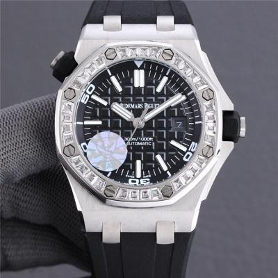 Replica Royal Oak Offshore A21J  Automatic Movement Mens Watch Green Dial Rubber Strap C E190