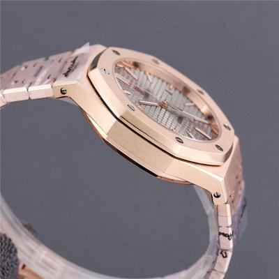 Replica Royal Oak  A21J  Automatic Movement Mens Watch  Green Dial Rose Gold A E191