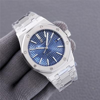 Replica Royal Oak  A21J  Automatic Movement Mens Watch Blue  Dial Stainless steel B E191