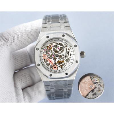 Replica Royal Oak  A21J  Automatic Movement Mens Watch  Skeleton Dial  Stainless steel C E199