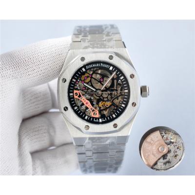 Replica Royal Oak  A21J  Automatic Movement Mens Watch  Skeleton Dial  Stainless steel C E199