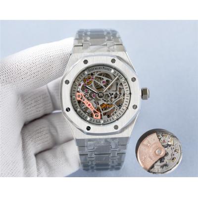 Replica Royal Oak  A21J  Automatic Movement Mens Watch  Skeleton Dial  Stainless steel C E199