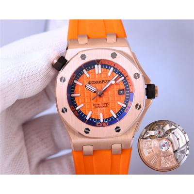 Replica Royal Oak  A21J  Automatic Movement Mens Watch Blue Dial Rubber Strap B E205