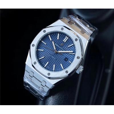 Replica Royal Oak  A21J  Automatic Movement Mens Watch Blue Dial Stainless Steel G11