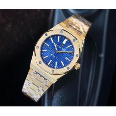 Replica Royal Oak  A21J  Automatic Movement Mens Watch Blue Dial Stainless Steel G11