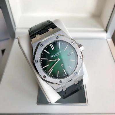 Replica Royal Oak  Miyota A8215 Automatic Movement Mens Watch Green Dial Stainless Steel B01