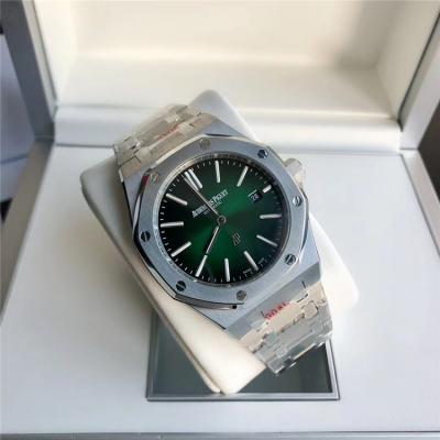 Replica Royal Oak  Miyota A8215 Automatic Movement Mens Watch Green Dial Stainless Steel B01