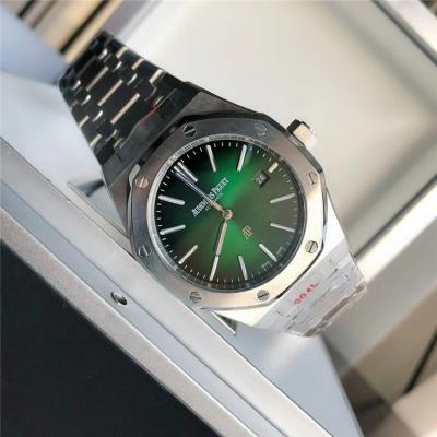 Replica Royal Oak  Miyota A8215 Automatic Movement Mens Watch Green Dial Stainless Steel B01