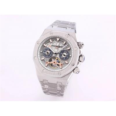 Replica Royal Oak  A21J  Automatic Movement Mens Watch Tourbillon Dial Stainless steel C A03