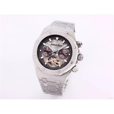 Replica Royal Oak  A21J  Automatic Movement Mens Watch Tourbillon Dial Stainless steel C A03