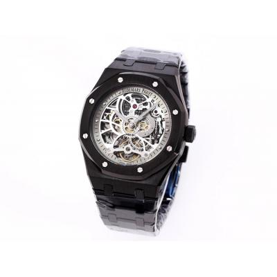 Replica Royal Oak  A21J  Automatic Movement Mens Watch Tourbillon Dial PVD Steel  A08