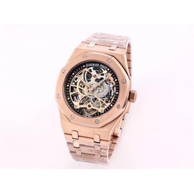 Replica Royal Oak  A21J  Automatic Movement Mens Watch Tourbillon Dial PVD Steel  A08