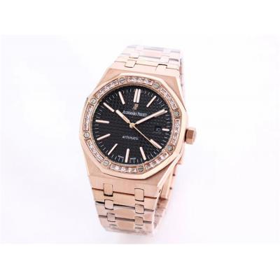 Replica Royal Oak  A21J  Automatic Movement Mens Watch White Dial Rose Gold A A11