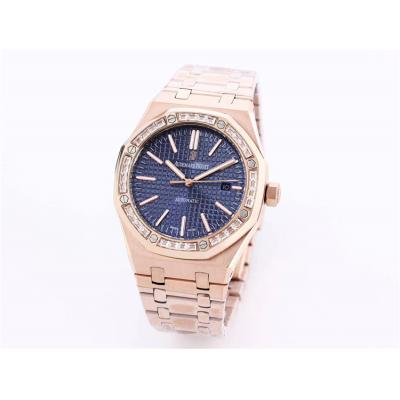 Replica Royal Oak  A21J  Automatic Movement Mens Watch White Dial Rose Gold A A11