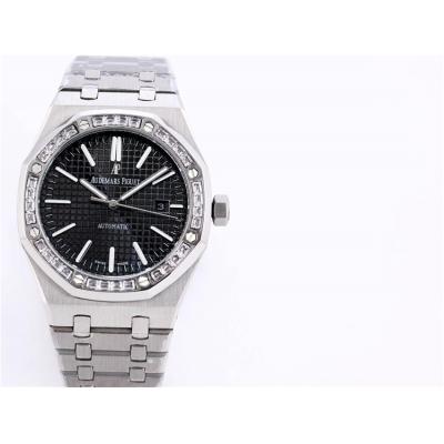 Replica Royal Oak  A21J  Automatic Movement Mens Watch  Black Dial Stainless Steel B A11