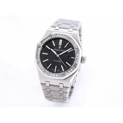 Replica Royal Oak  A21J  Automatic Movement Mens Watch  Black Dial Stainless Steel B A11