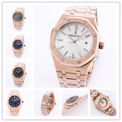 Replica Royal Oak  A21J  Automatic Movement Mens Watch White Dial Rose Gold A  A12