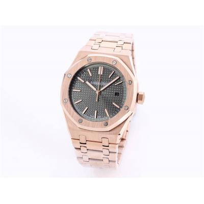 Replica Royal Oak  A21J  Automatic Movement Mens Watch White Dial Rose Gold A  A12