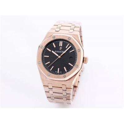 Replica Royal Oak  A21J  Automatic Movement Mens Watch White Dial Rose Gold A  A12