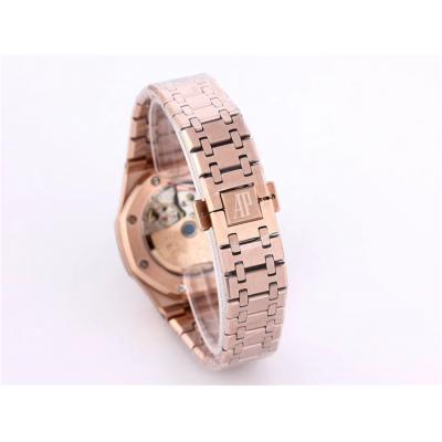 Replica Royal Oak  A21J  Automatic Movement Womens Watch Gold Dial Frosted Gold A13