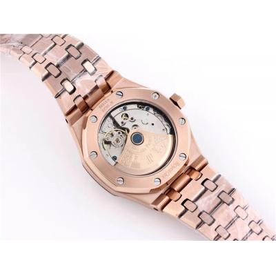 Replica Royal Oak  A21J  Automatic Movement Womens Watch Gold Dial Frosted Gold A13