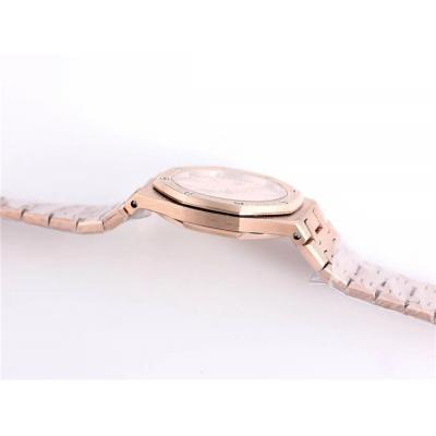 Replica Royal Oak  A21J  Automatic Movement Womens Watch  Champagne Dial Frosted Gold A14