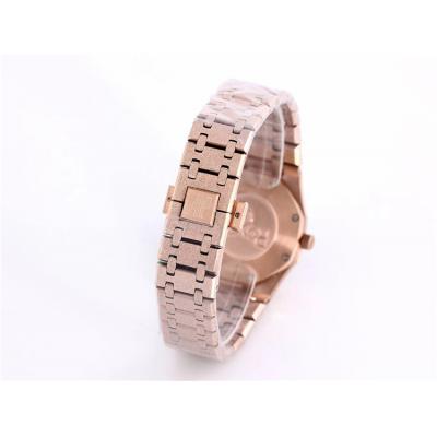 Replica Royal Oak  A21J  Automatic Movement Womens Watch  Champagne Dial Frosted Gold A14