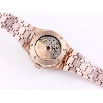 Replica Royal Oak  A21J  Automatic Movement Womens Watch  Blue Dial Frosted Gold A A16