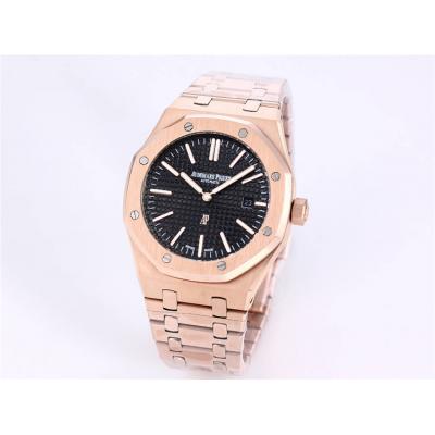 Replica Royal Oak  A21J  Automatic Movement Mens Watch White Dial Rose Gold A A18