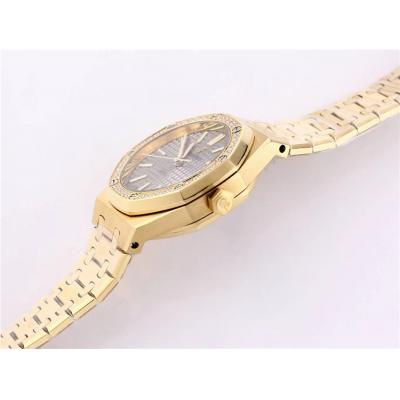 Replica Royal Oak  A21J  Automatic Movement Womens Watch White Dial Yellow Gold A A20