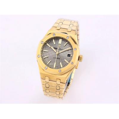 Replica Royal Oak  A21J  Automatic Movement Womens Watch Black Dial Yellow Gold C A20