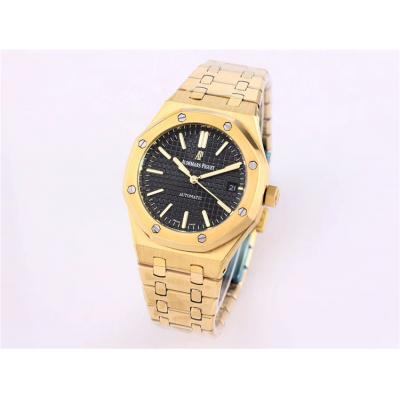 Replica Royal Oak  A21J  Automatic Movement Womens Watch Black Dial Yellow Gold C A20