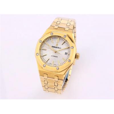 Replica Royal Oak  A21J  Automatic Movement Womens Watch Black Dial Yellow Gold C A20