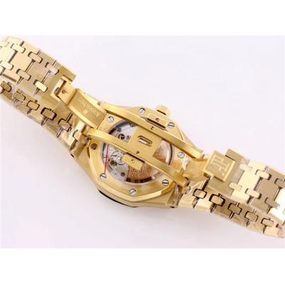 Replica Royal Oak  A21J  Automatic Movement Womens Watch Black Dial Yellow Gold C A20