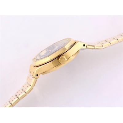 Replica Royal Oak  A21J  Automatic Movement Womens Watch Black Dial Yellow Gold C A20