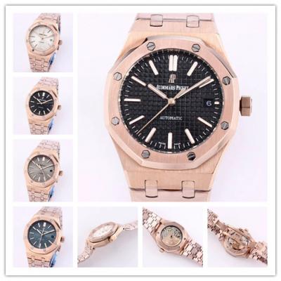 Replica Royal Oak  A21J  Automatic Movement Womens Watch Black Dial Rose  Gold D A20