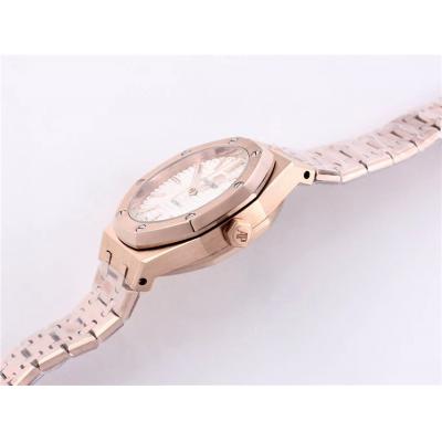 Replica Royal Oak  A21J  Automatic Movement Womens Watch Black Dial Rose  Gold D A20