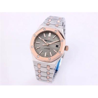 Replica Royal Oak  A21J  Automatic Movement Womens  Watch White  Dial Two Tone Rose Gold E A20