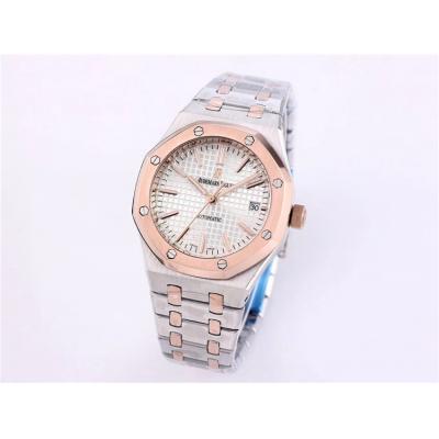 Replica Royal Oak  A21J  Automatic Movement Womens  Watch White  Dial Two Tone Rose Gold E A20