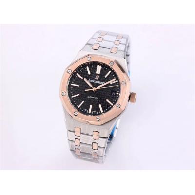 Replica Royal Oak  A21J  Automatic Movement Womens  Watch White  Dial Two Tone Rose Gold E A20